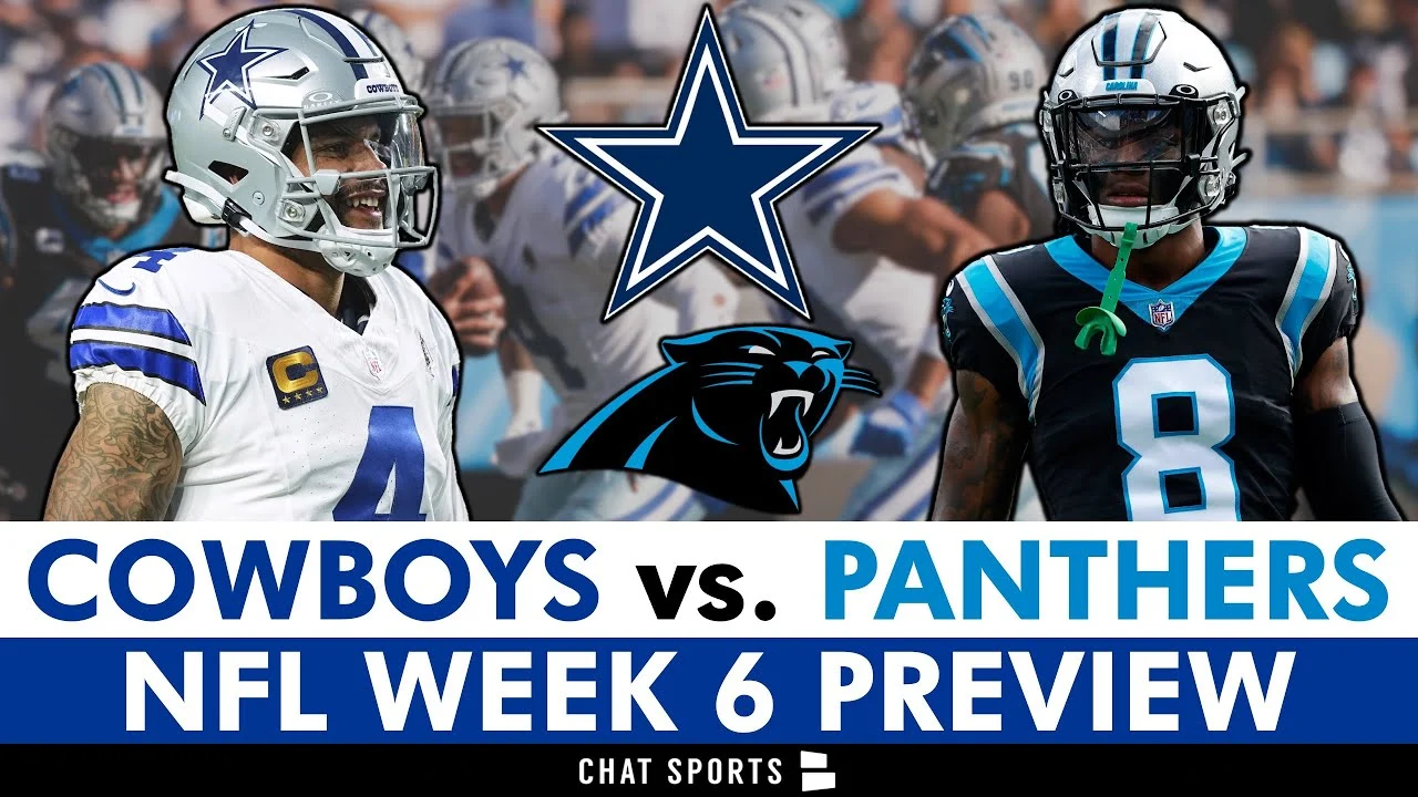 Dallas Cowboys Vs Carolina Panthers Match Player Stats