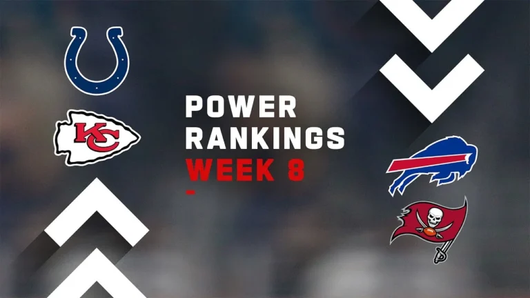 NFL Power Rankings Week 8: Lions, Colts, and Chiefs in top 5