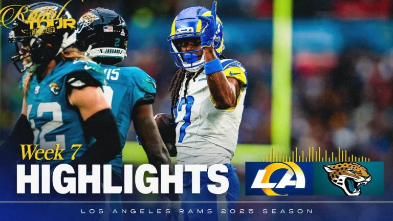HIGHLIGHTS: Rams Best Plays In London Win Over Jaguars – Matthew Stafford Throws Five Touchdowns