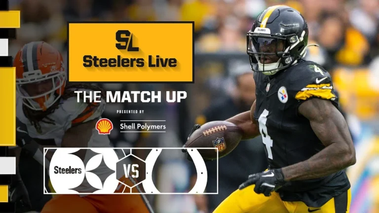 Steelers vs. Colts Preview Steelers Live The Match Up Pittsburgh Steelers