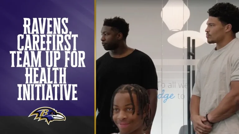 Ravens, CareFirst Team Up on Huddle up for Health Initiative Baltimore Ravens