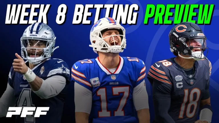 2025 NFL Week 8 Betting Preview PFF NFL Show