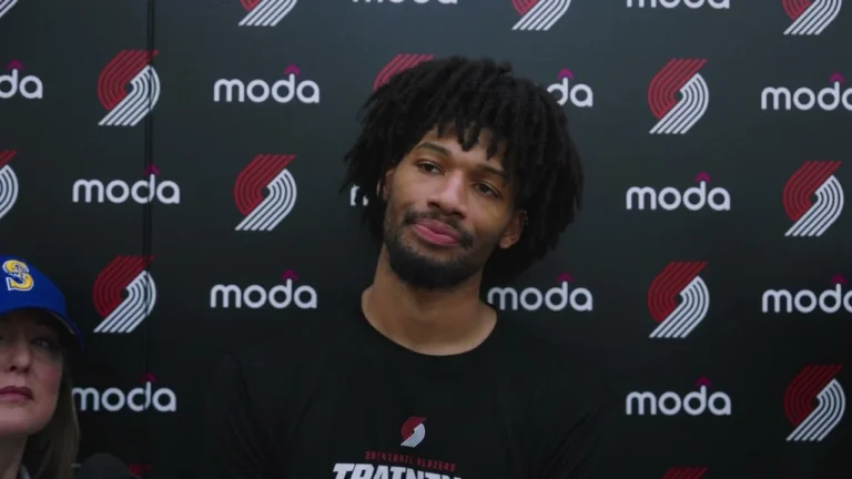 Shaedon Sharpe on his Approach, Teammates and Performance Portland Trail Blazers