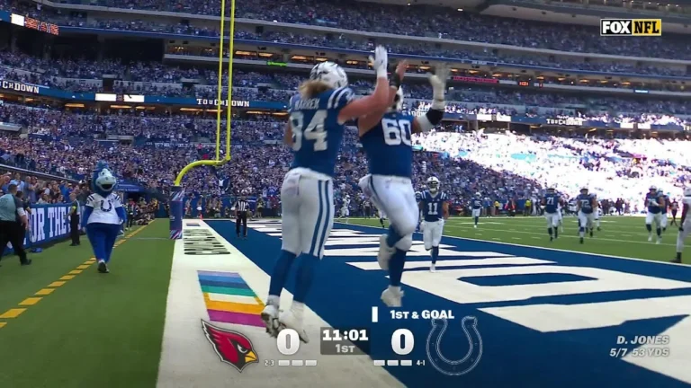Jones to Warren Connection Gets Colts on the Board Early
