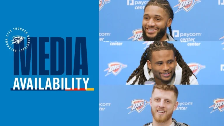 OKC Thunder Full Media Availability Post Game vs Washington Wizards October 30, 2025