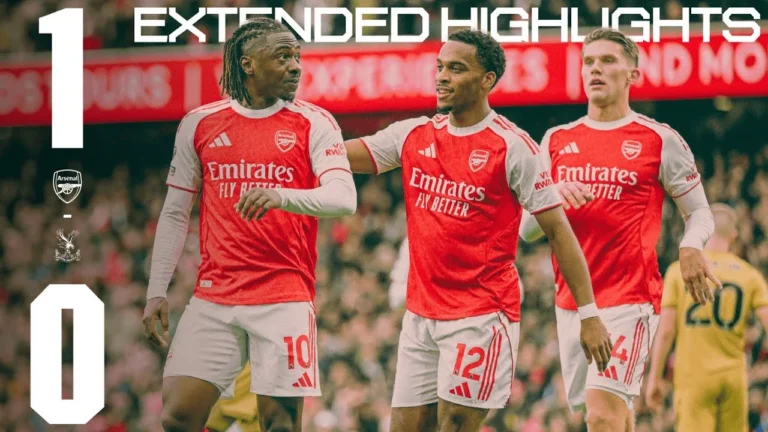 EZE GOAL & ANOTHER CLEAN SHEET EXTENDED HIGHLIGHTS Arsenal vs Crystal Palace Premier League