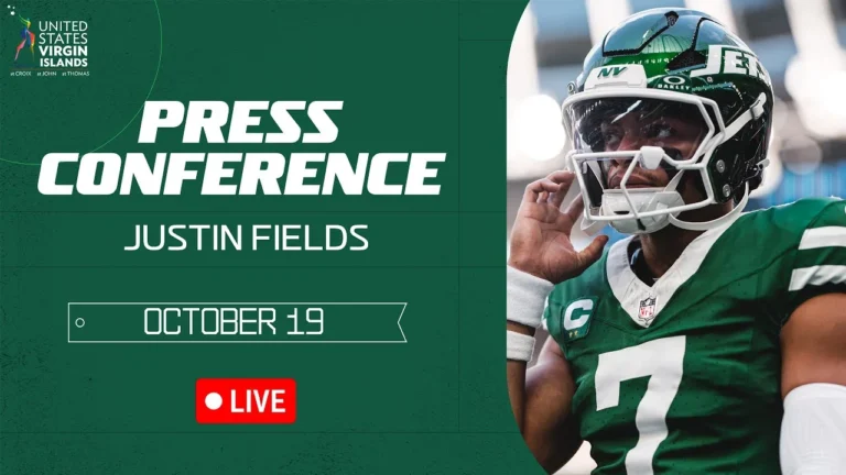 Justin Fields Postgame Press Conference (10 19) New York Jets vs. Carolina Panthers Week 7