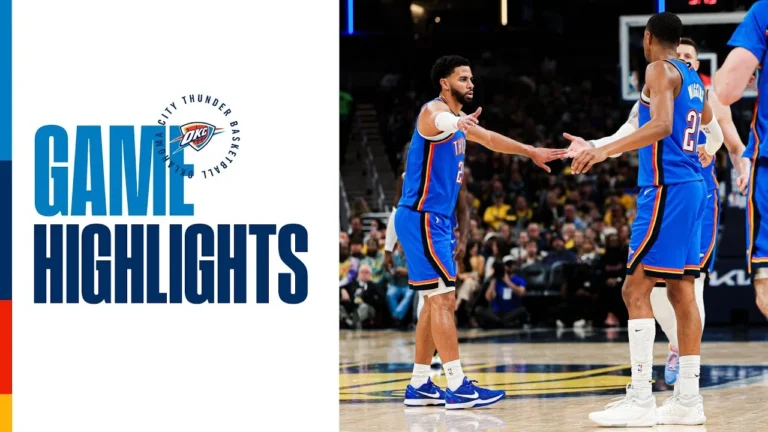 OKC Thunder at Indiana Pacers Game Highlights October 23, 2025