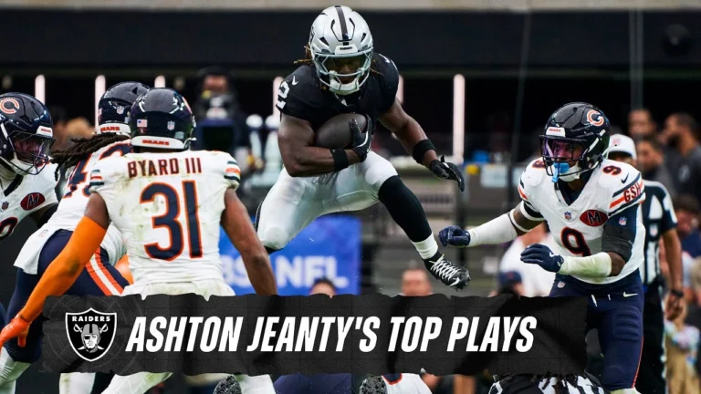Ashton Jeanty’s Top Plays at the Bye Week Raiders NFL