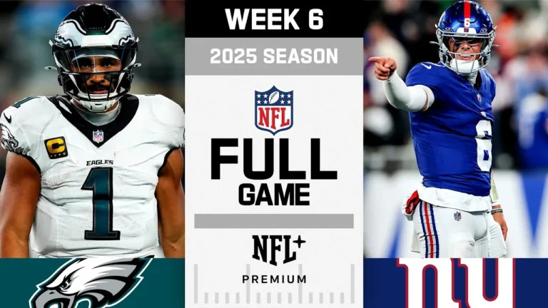 TNF Upset! Philadelphia Eagles vs. New York Giants FULL GAME NFL 2025 Season Week 6