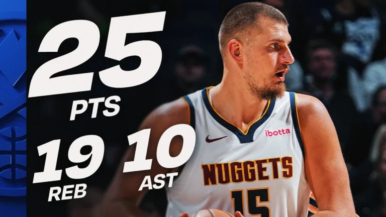 Nikola Jokić Gets His Third Straight TRIPLE-DOUBLE! October 27, 2025