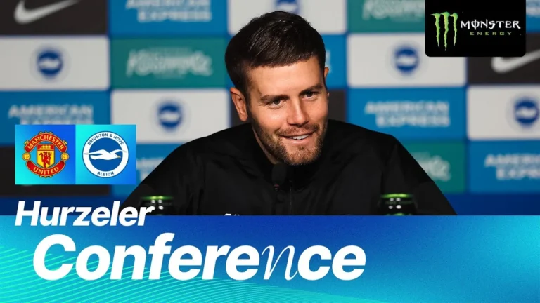 Hurzeler’s Manchester United Press Conference Mitoma, Gruda & Gomez Updates