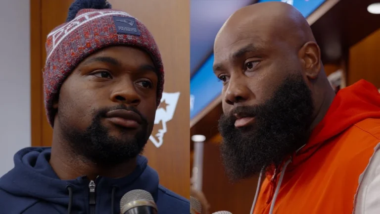 Kayshon Boutte & Morgan Moses Address the Media Patriots Press Conference