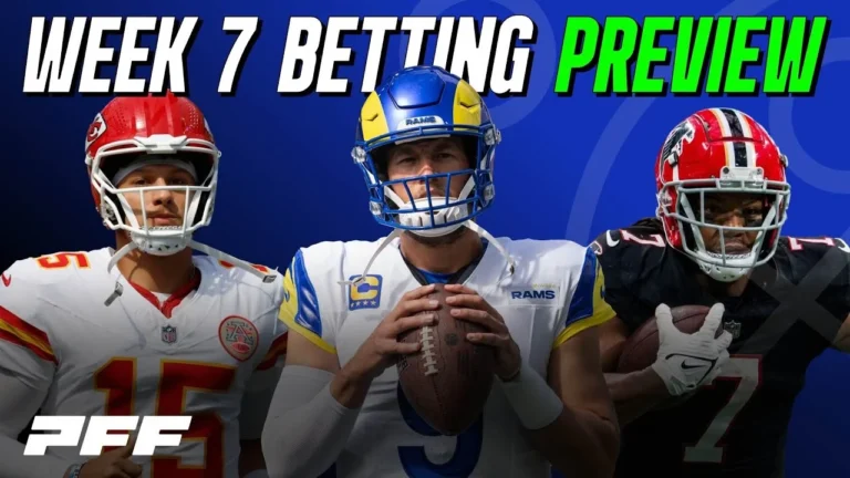 2025 NFL Week 7 Betting Preview PFF NFL Show