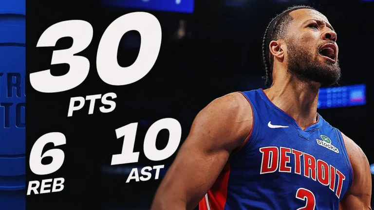 Cade Cunningham’s 30-PT DOUBLE-DOUBLE! October 29, 2025