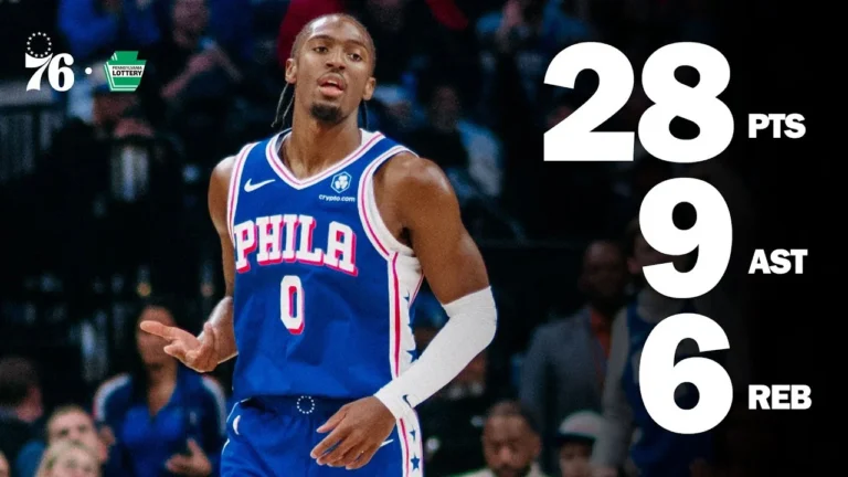 Tyrese Maxey STARS in Sixers Win