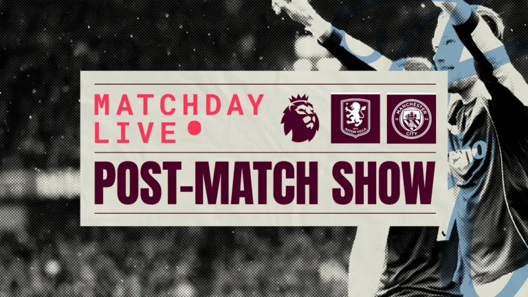 Villa 1-0 Manchester City Post-match Live