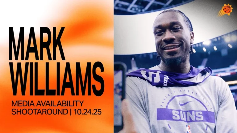 Mark Williams Shootaround Media Availability Phoenix Suns 10-24-25