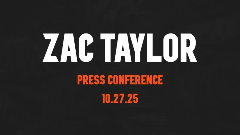 Zac Taylor Press Conference – October 27