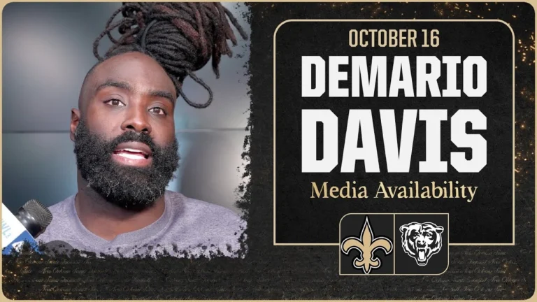 Demario Davis on linebacker rotation, Chicago offense Bears vs. Saints NFL Week 7