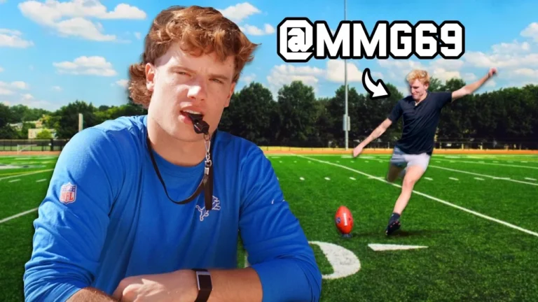 Isaac TeSlaa Challenges MMG69 To Kick A 45-Yard Field Goal – NFL R2EZ presented by Verizon