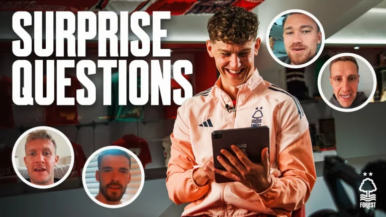 Ryan Yates Answers SURPRISE Questions From Former Nottingham Forest Teammates!