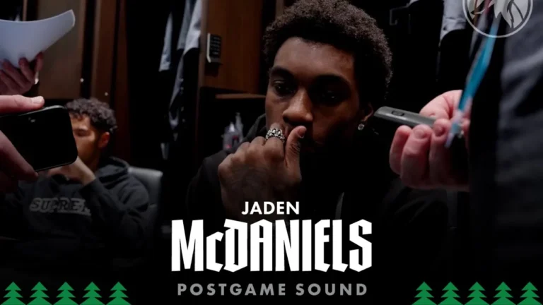 Our Physicality Was There. Jaden McDaniels Postgame Sound 10.30.25