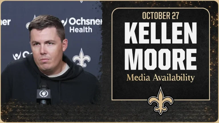 Kellen Moore recaps Week 8 vs. Buccaneers New Orleans Saints