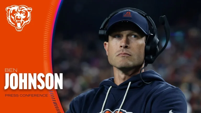 Ben Johnson on Week 6 win over Washington Commanders Chicago Bears