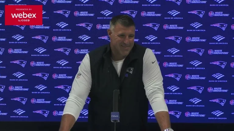 Mike Vrabel: It’s a Tough League to Win In. Patriots Press Conference