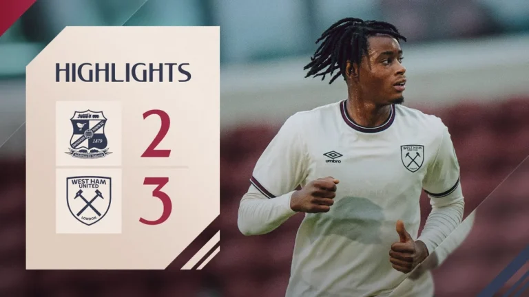 Swindon Town 2-3 West Ham United U21 Vertu Trophy Highlights