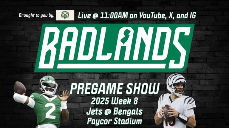 Jets Bengals: Week 8 JetHeads Pregame Show