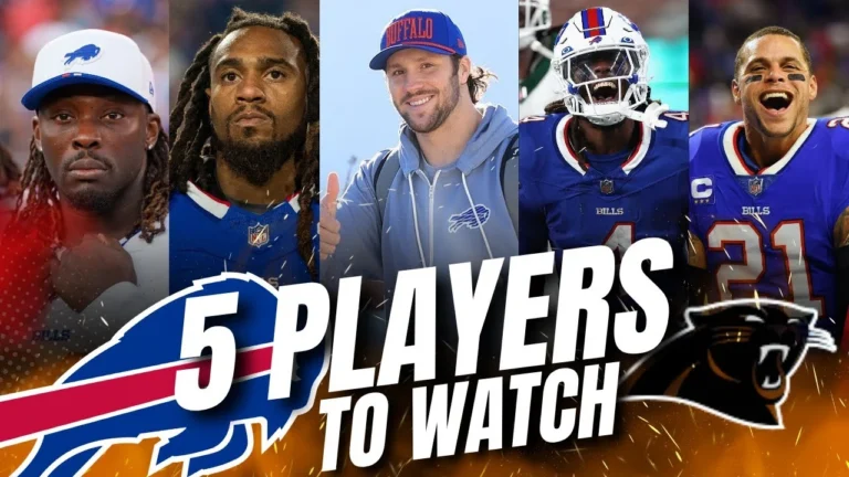 5 Bills Players To Watch Vs. Carolina Panthers