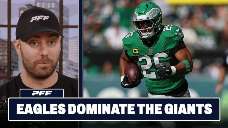 New York Giants vs. Philadelphia Eagles Review PFF Grade Release Show