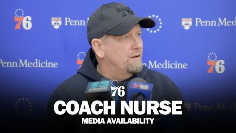 Philadelphia 76ers Practice Media Availability Coach Nurse 10.24.25