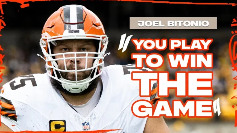 Joel Bitonio Press Conference: You play to win the game