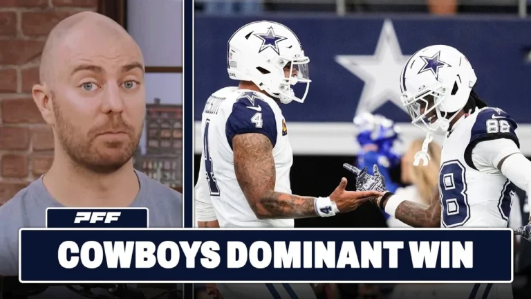 Dallas Cowboys vs. Washington Commanders Review PFF Grade Release Show