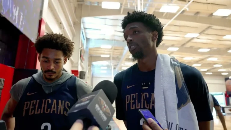 Jordan Poole and Herb Jones joint interview New Orleans Pelicans