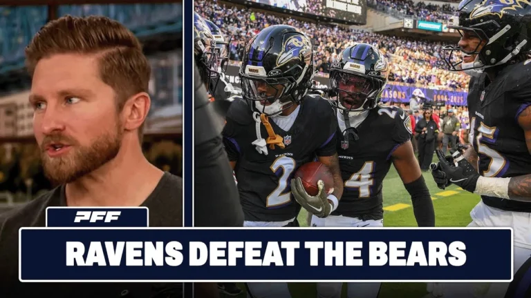 Chicago Bears vs. Baltimore Ravens Review PFF Grade Release Show