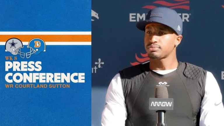 WR Courtland Sutton ahead of Week 8 vs Cowboys: You have to keep that same mindset of being hungry