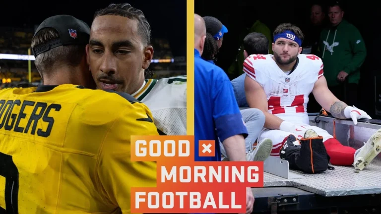 Good Morning Football: Reacting to Skatebo’s Injury, Jets First Win, SNF, & Angry Runs!