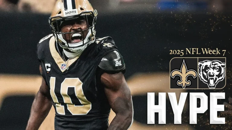 GET HYPE for Bears vs. Saints 2025 NFL Week 7