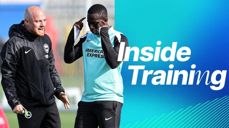 Brighton’s Inside Training Focused On Man United