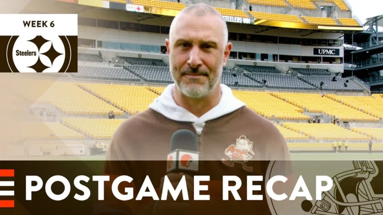 Browns at Steelers Postgame Recap Cleveland Browns
