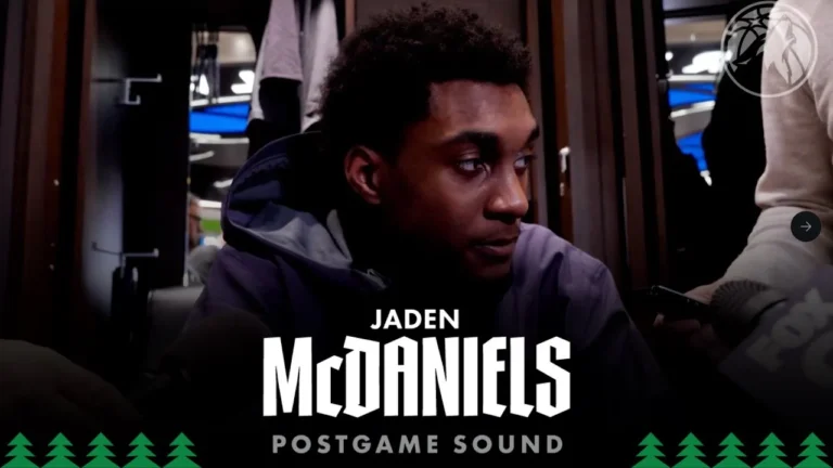 We All Have To Be On The Same Page. Jaden McDaniels Postgame Sound 10.28.25