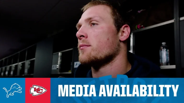 Detroit Lions players meet with the media 2025 NFL Regular Season Week 6: Lions at Chiefs
