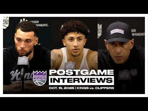 Zach LaVine, Nique Clifford & Coach Christie Postgame Interviews 10.15.25