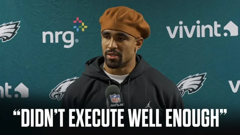 Jalen Hurts on Loss to New York Giants
