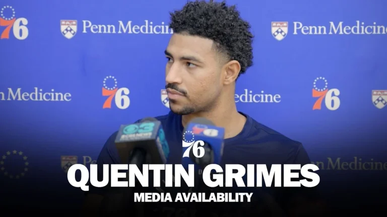 Philadelphia 76ers Practice Media Availability Quentin Grimes 10.24.25