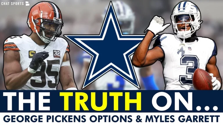 MAJOR Dallas Cowboys News On George Pickens Contract Talks & Trade Rumors Myles Garrett Trade?